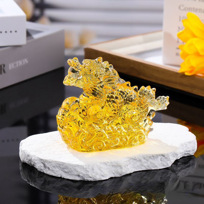 Kryształowy smok figurka szkło – Paper Weight Crystal recenzja i cena