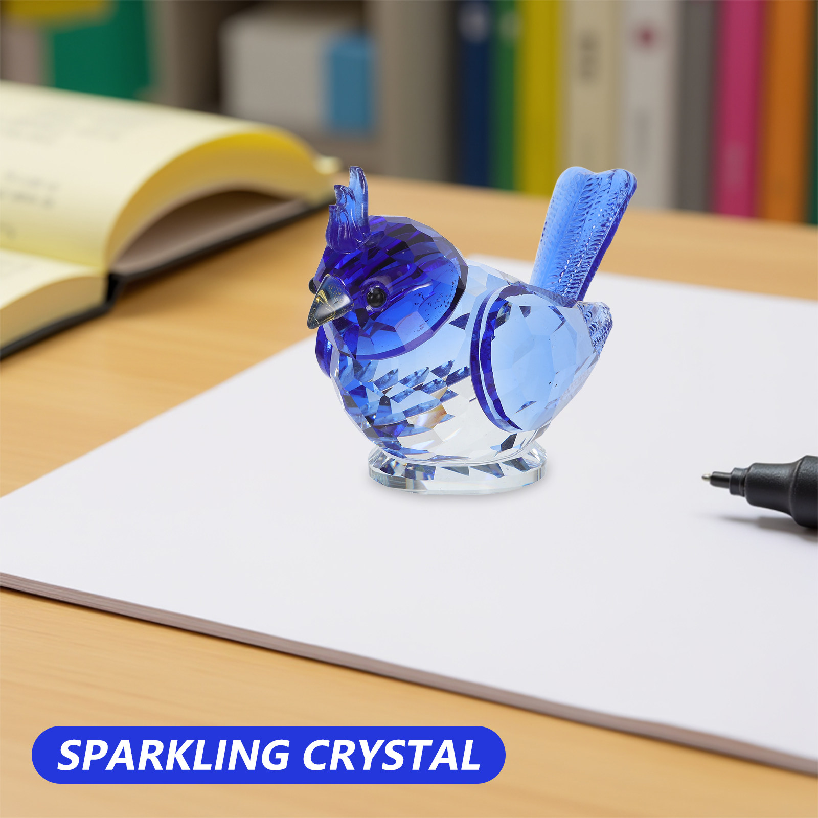 Mała kryształowa rzeźba ptaka, – Paper Weight Crystal recenzja i cena